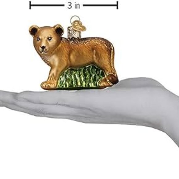 Lion Cub Christmas Ornament with Keepsake Box | Old World Christmas | NWT - Picture 5 of 8